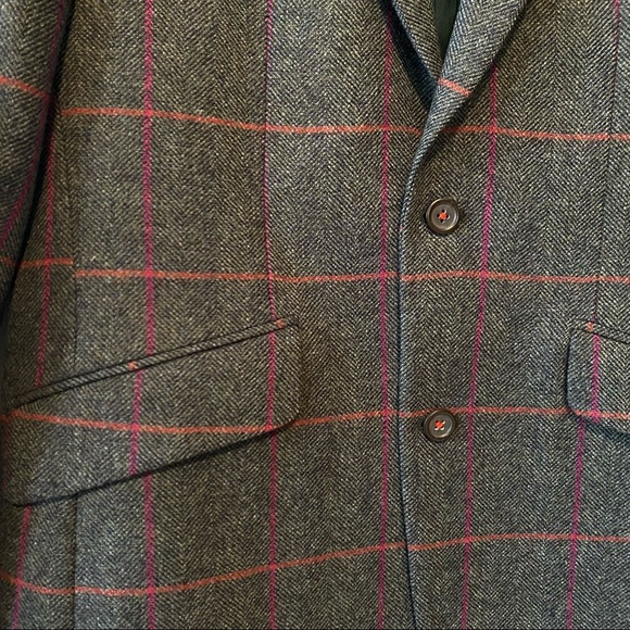 WALKER SLATER  tweed plaid jacket - Picture 3 of 6